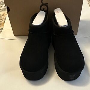 UGG Women's Black Ultra Mini Platform Boots